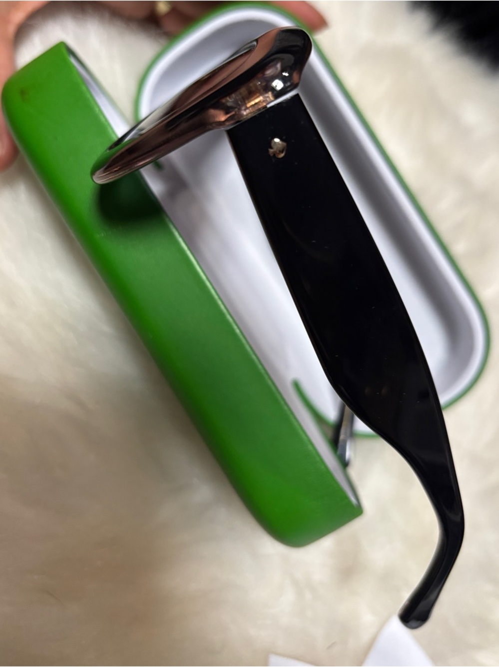 kate spade Black Cat-Eye Sunglasses with Dark Lensesi - Picture 2 of 5
